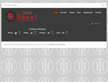 Tablet Screenshot of idealhotel.com.ar